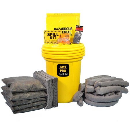 Awf Pro AWF PRO 30 Gallon Universal Spill Kit, 75 Pieces KTSK 10300